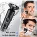 SweetLF Electric Shaver for Men - IPX7 Waterproof 5D Floating Heads LCD Display Cordless Razor with Beard Trimmer & USB-C Charging - Perfect for Wet & Dry Shaves - Buy Online on GoSupps.com