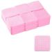 500Pcs Nail Wipes Cotton Pad Lint Free, Nail Cotton Pads,Lint Free Wipes for Acrylic Nails Pink