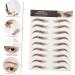FOMIYES 36 Sheets Waterproof Eyebrow Stickers Lady Tools Fake Eyebrow Stickers Temporary Brow Tattoos 6d Set - Buy Online on GoSupps.com