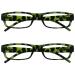 The Reading Glasses Company Green Tortoiseshell Lightweight Comfortable Readers Value 2 Pack Men Women RR32-6 +3.00