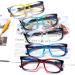 SIGVAN 5 Pack Blue Light Blocking Reading Glasses | Stylish Colorful Eyewear for Men & Women | Spring Hinge 2.5x Magnification - Buy Online on GoSupps.com