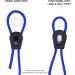 SGT KNOTS Wheeled Cord Lock - Plastic Toggle Stopper for Paracord Drawstrings - 10 Pack Black - Buy Online on GoSupps.com
