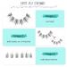 Obeyalash 10 Pairs False Eyelashes - Natural Look Lightweight Fluffy Wispy 3D Volume Invisible Band - Perfect for International Shipping - Buy Online on GoSupps.com