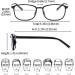 Suertree Blue Light Filter Reading Glasses 3 Pack | Computer Glasses PC Gaming UV Protection | 1.5x & +1.5 Dioptria | Black 3PC for Men - Buy Online on GoSupps.com