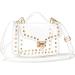 Small Clear Crossbody Stadium Bag with Fashion Golden Square Rivet Decor - Buy Online on GoSupps.com