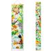 HIFOT Kids Growth Chart Height Measuring Chart Animal Zoo Canvas Wall Hanging Rulers for Baby Children Kids Boys Bedroom Decor 74.8''* 7.87''