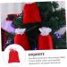 Holibanna 8pcs Christmas Plush Bag Ornament Decor Xmas Bags Party Packaging Bag Jewelry Pendant - Buy Online on GoSupps.com