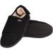 Men's 80-D Memory Foam Diabetic Slipper with Adjustable Closures - Extra Wide Width, Comfortable & Warm Plush Fleece - Arthritis, Edema, and Swollen Feet Support - Machine Washable - Anti-Slip Sole - Size 11 Black/White - Buy Online on GoSupps.com