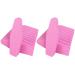 20 PCs Nail Buffers Double Sided Nail Files Buffer Blocks 100/180 Grit Portable Washable Sanding Buffing Diamond (Pink)