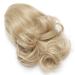 Tess Ponytail Hair Extensions - Clip-In Synthetic Wavy 12 (30cm) - 110g Medium Blonde for Braid Hair Part - Buy Online on GoSupps.com