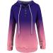 Womens Fall Fashion 2023 Purple Hoodie - Casual Drawstring Pullover Sweatshirt - X-Large - Buy Online on GoSupps.com