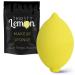 Thirsty Lemon Makeup Sponge by Ally Things Beauty | Yellow Lemon Shaped Makeup Blender for Liquid Foundation Cream or Powder Blending - Cosmetic Applicator - Cute & Latex-Free Daily Beauty Sponge