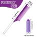 56 Pieces Sponge Curlers - No Heat Foam Hair Rollers for All Hair Lengths - Soft 15mm Curlers with Pintail Comb - Purple - Buy Online on GoSupps.com