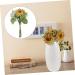 Zerodeko Flower Arrangement Supplies Vintage Small Mirror Round Decor for Home Bulldog Figurine Bridal Bouquets Small Rope Basket Round Wooden Wall Decor Boho Props Sunflower - Buy Online on GoSupps.com