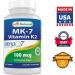 Best Naturals MK-7 Vitamin K2 100 mcg & Vitamin A 25000 IU - Buy Online on GoSupps.com
