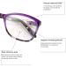 FEISEDY Square Progressive Multifocus Reading Glasses B2690 - Purple 1.5x | Blue Light Blocking & Anti-fatigue | International Shipping Available - Buy Online on GoSupps.com