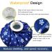 Reusable Ice Packs for Injuries - 4 Pack Gel Cold/Hot Water Pack for Pain Relief & Recovery Therapy - Buy Online on GoSupps.com