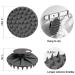 INNERNEED Food-Grade Silicone Body Scrubber & Scalp Massager Brush - Wet & Dry Hair Washing Tool in Black - Buy Online on GoSupps.com