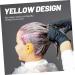 MAGICLULU 2 Pairs Ear Caps for Styling Reusable Ear Covers for Hair Dye Heat Protection Hairdressing Ear Caps Hair Dryer Ear Cover Unisex Muffs Bedpan Pregnant Woman Water Proof 7.5x5cm Yellow - Buy Online on GoSupps.com