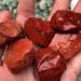 Natural Crystal Rough 50g Natural Clear Quartz Crystal Rock Chips Specimen Collection Natural Mixing Fish Tank (Color : Red Jasper Size : 2-4 cm)