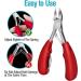 Professional Heavy Duty TOKINGO Nail Clippers Kit for Thick Ingrown Nails - 6PCS Set in Red | Perfect Birthday Gift for Men and Women - Buy Online on GoSupps.com