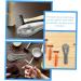 Minkissy 6-Piece Leather Razor Storage Box - Stylish Manual Razor Case for Hairdressers & Shavers - Buy Online on GoSupps.com