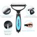 Docatgo Dematting Rakes Grooming Tool Kit for Pets - Removes Knots, Mats & Tangles - Double-Sided Brush for Small, Medium, Large Dogs, Cats, Horses & Rabbits - Buy Online on GoSupps.com