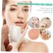 DRESSOOS Cleansing Brush Exfoliating Nose Blackhead Scrubber Face Wash Brush Facial Brush for Beauty Makeup Removal Brush Silicone face Cleaner Pore Scrubber pp White Electric Scrub Brush - Buy Online on GoSupps.com