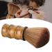 Hair Brush Wooden Neck Face Duster Cleaning Sweeping Portable Soft Salon Stylist Hairdressing Broken Hair Removal Sweep Brush Barber Shop
