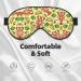 Lobster and Lemon Print Unisex Eye Mask | Soft Comfort Sleep Shade for Travel & Yoga - Buy Online on GoSupps.com