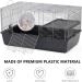 Silent 21cm Hamster Exercise Wheel for Small Pets - Quiet Jogging Wheel for Hamsters, Gerbils, Mice - Large Spinner for Sports and Running - Buy Online on GoSupps.com