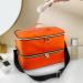 Folpus Nail Polish Organizer Nail Organizers Double Layer Nail Supplies Travel Nail Kits Nail Polish Storage Box Handbag for Home Orange - Buy Online on GoSupps.com