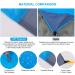 Flevnev Oversized 9'X10' Beach Blanket - Sandproof, Waterproof, and Spacious for 7 Adults - Includes 4 Stakes and Corner Pockets - Buy Online on GoSupps.com