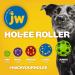 JW Hol-ee Roller Small Dog Toy - Durable Rubber Treat Ball for Chew Dispensing - Assorted Colors - Buy Online on GoSupps.com