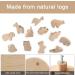 Pyrrhonian 12 STK Animal Shape Wooden Cabinet Buttons for Children's Rooms Furniture Handles with Screws - Buy Online on GoSupps.com