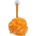 Bodylife Body Buffer Puff Exfoliating Bath & Shower Scrunchie - Orange & White 55g - Buy Online on GoSupps.com