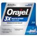 Orajel 3X for Mouth Sores Maximum Strength Gel Tube, 0.42 Ounce New