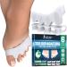 Ballotte Premium Toe Spacers (White 6 Pack) | Toe Separators for Feet - Toe Spreader & Foot Stretcher | Big Toe Straightener Bunion Corrector and Hammer Toe Corrector for Men and Women Toe Separator - 6 Pack