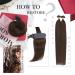 Moresoo 14 Bonded Remy Hair Extensions - Premium Pre-Bonded U-Tip #4 Dark Brown Keratin Extensions 50 Strands 40g - Buy Online on GoSupps.com