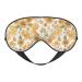 Groovy Hippie Flower Mushrooms Sleep Mask Adjustable Double -Sided Eye Mask Soft Sleeping Eye Covers for Sleeping Perfect Shading Reduce Eye Edema