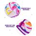 Girls Purple Dinosaur Two Piece Swimsuit Set | UPF 50+ Protection | Ages 4-10 - Buy Online on GoSupps.com