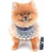 SMALLLEE_LUCKY_STORE Pet Polka Dot Princess Harness Dress and Leash for Small Dogs Cats Girls with D-ring Bow Lace Trim Female Puppy Yorkie Chihuahua Summer Clothes Blue M M blue - Buy Online on GoSupps.com