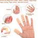 20 PCS Gel Finger Cots with Air Holes - Silicone Finger Protectors for Dry Skin, Cracking, Eczema, Arthritis - 2 Sizes Available - Buy Online on GoSupps.com