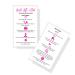 Lash Lift + Tint Aftercare Instruction Cards | 50 Pack | 2 x 3.5 inches Business Card Size | Eyelash Lift and Tint Kit at Home DIY aftercare Supplies | White with Pink Icon Design