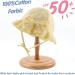 XIAOHAWANG Baby Girl Sun Hat | Embroidered Flowers Toddler Bucket Hat | Yellow Summer Cap for Infant Girls 1-2 Years - Buy Online on GoSupps.com
