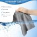 20 Pcs Microfiber Cleaning Cloths - Reusable 7x6 Inch Grey - Perfect for Electronics Glasses Screens Cameras & More - Buy Online on GoSupps.com
