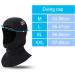 Oumers 3MM Neoprene Scuba Diving Hood with Flow Vent - Medium | Durable, Warm, and Stretchable Dive Cap for Water Sports - Buy Online on GoSupps.com