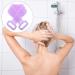 ARTIBETTER Silicone Exfoliating Back Scrubber with Long Handle - Bath Massage Towel for Deep Cleaning and Skin Exfoliation (Violet) - Buy Online on GoSupps.com