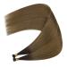 Youngsee Genius Weft Extensions - Real Hair Darker Brown Ombre 50cm | Soft Virgin Hair 25g - #R3/8 - Buy Online on GoSupps.com
