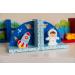 Mousehouse Gifts - Children's 3D Rocket Bookends | Wooden Space Motif | Perfect Gift for Kids - Buy Online on GoSupps.com